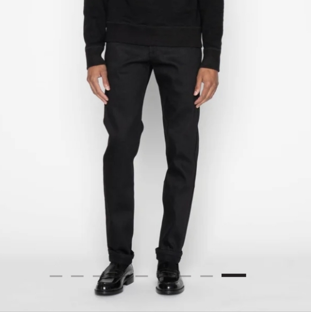 Naked And Famous Men's Black Denim Jeans 31x31 New
